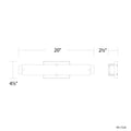 MODERN FORMS, CARLISLE BATH & VANITY LIGHT, VANITY LIGHT