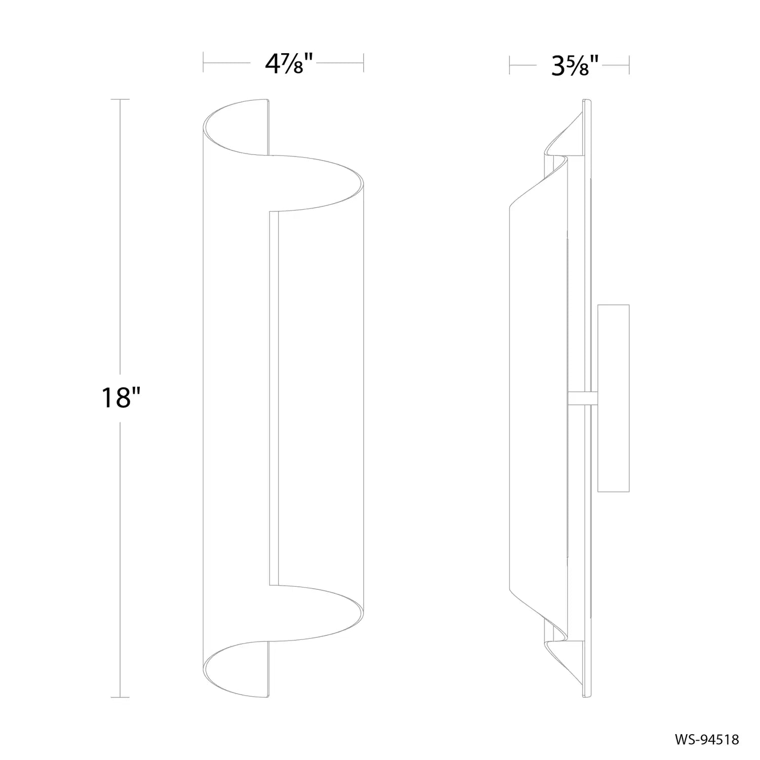 MODERN FORMS, PIROUETTE WALL LIGHTING, WALL SCONCES
