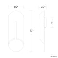 MODERN FORMS, CLOG OUTDOOR WALL LIGHT, OUTDOOR WALL LIGHTS