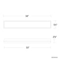 MODERN FORMS, ICE BAR OUTDOOR WALL LIGHT, OUTDOOR WALL LIGHTS