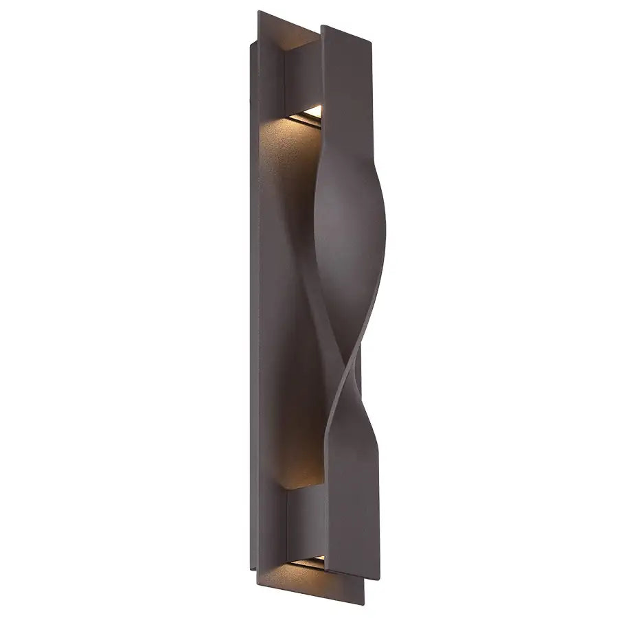 MODERN FORMS, TWIST OUTDOOR WALL LIGHT, OUTDOOR WALL LIGHTS