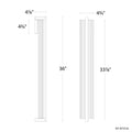 MODERN FORMS, KRIMP OUTDOOR WALL LIGHT, OUTDOOR WALL LIGHTS