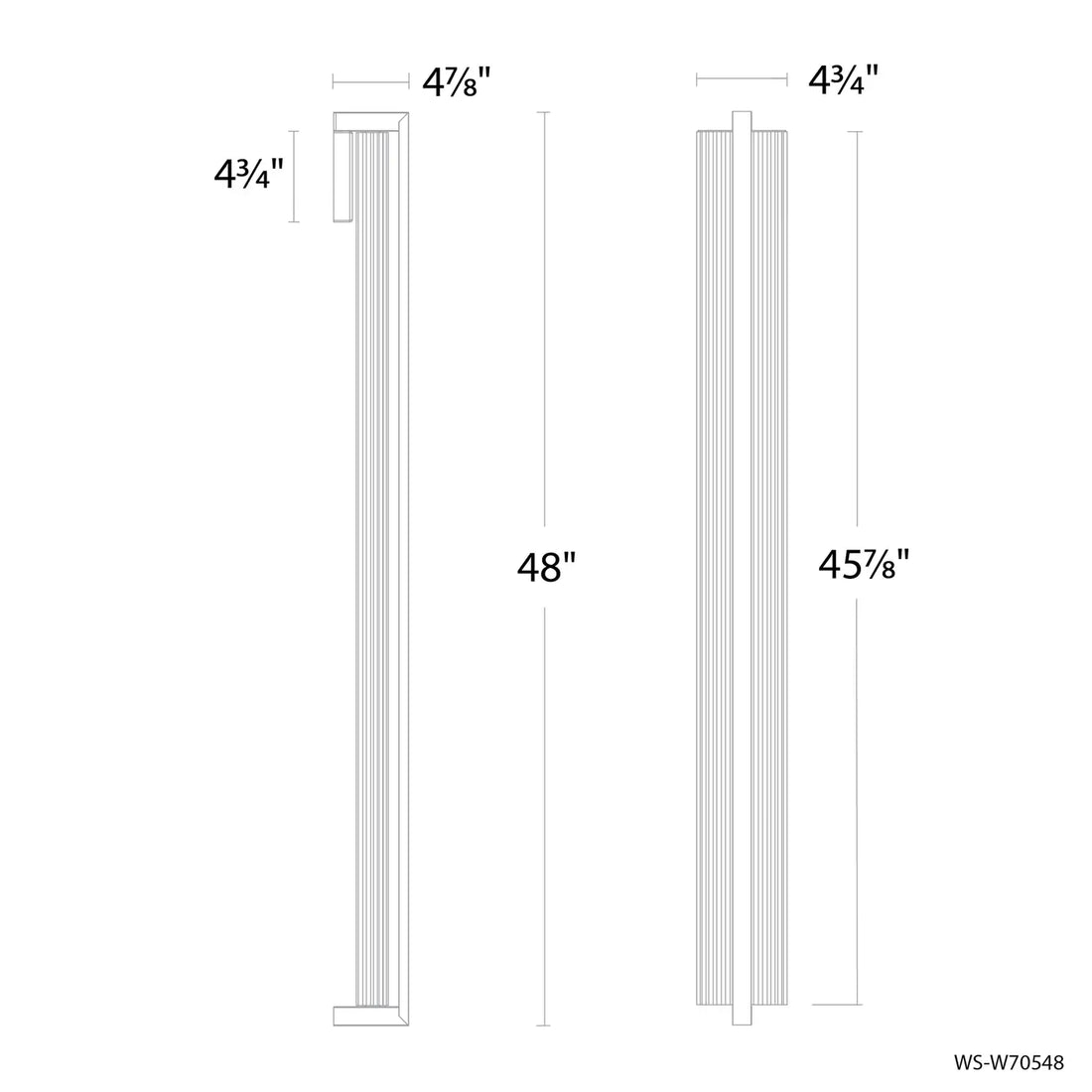MODERN FORMS, KRIMP OUTDOOR WALL LIGHT, OUTDOOR WALL LIGHTS