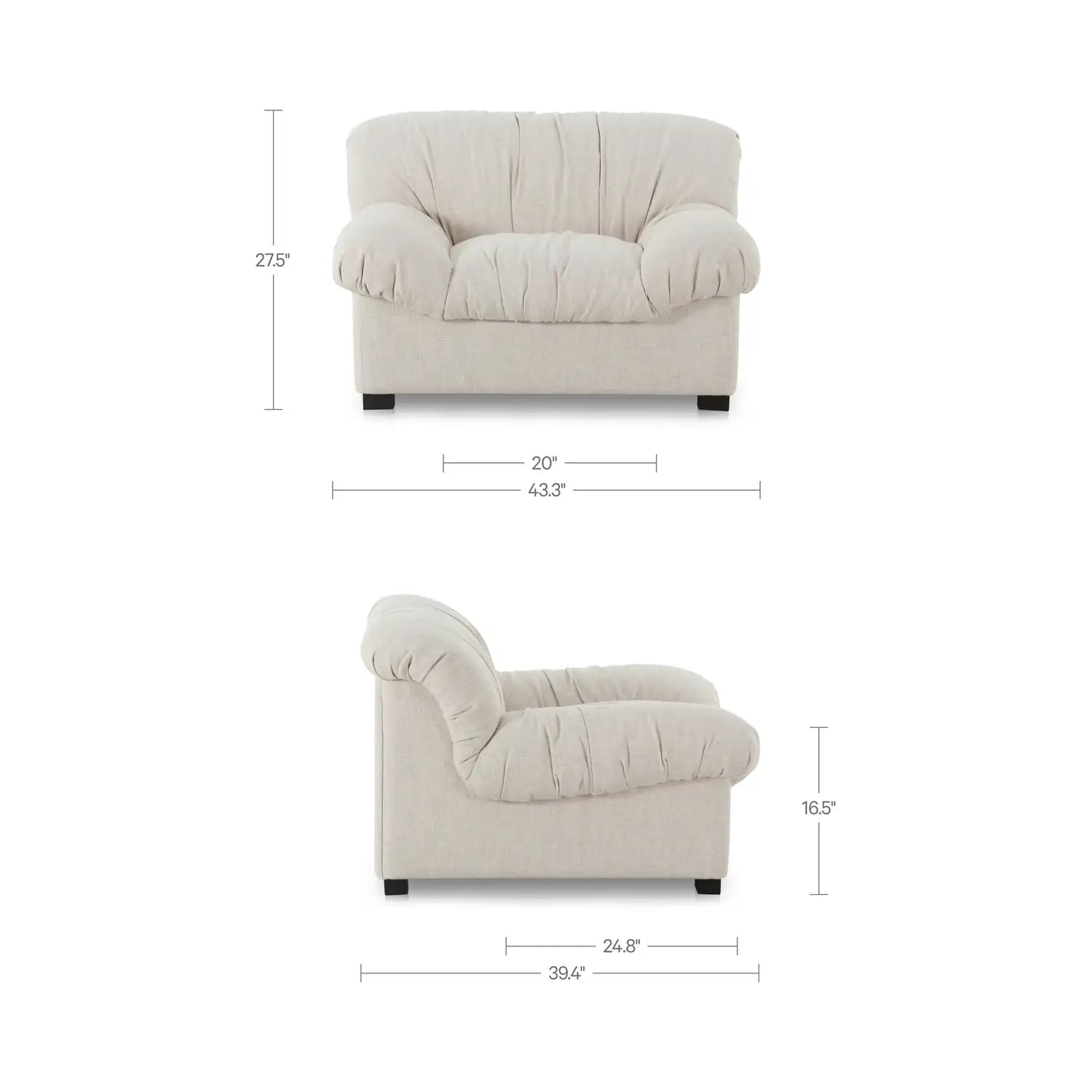 MOES, HALSTON LOUNGE CHAIRS, LOUNGE