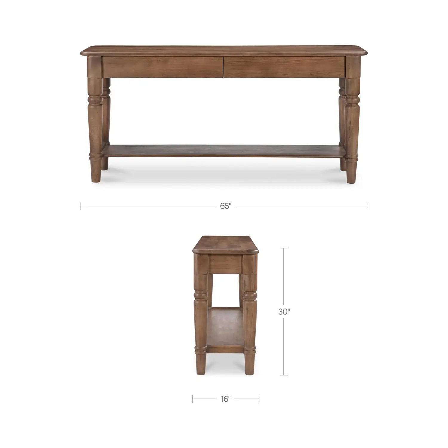 MOES RUSSET CONSOLE TABLES - Consoles