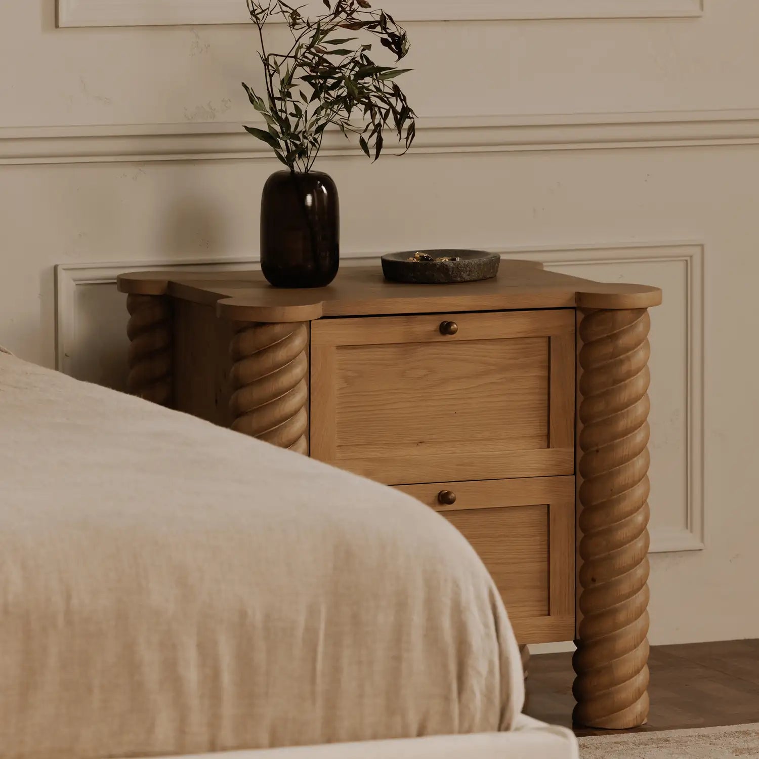 MOE'S, TRECCIA NIGHTSTANDS, NIGHTSTANDS