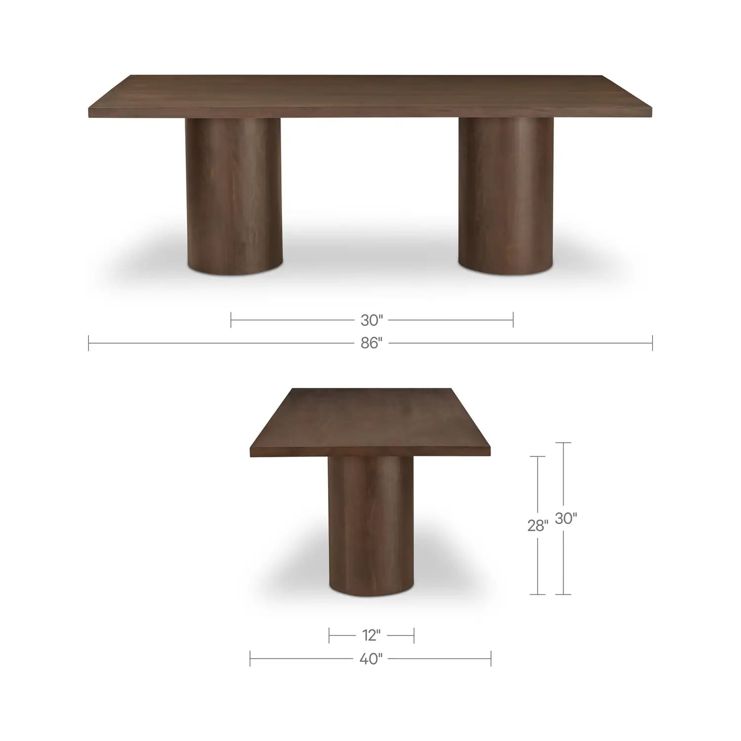 MOES HADLEY DINING TABLES - Dining Tables