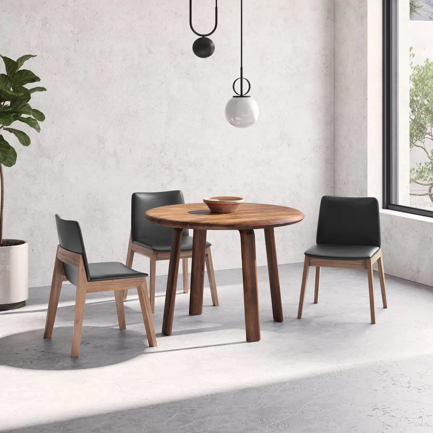 MOES, DECO DINING CHAIRS - SET OF TWO, DINING CHAIRS
