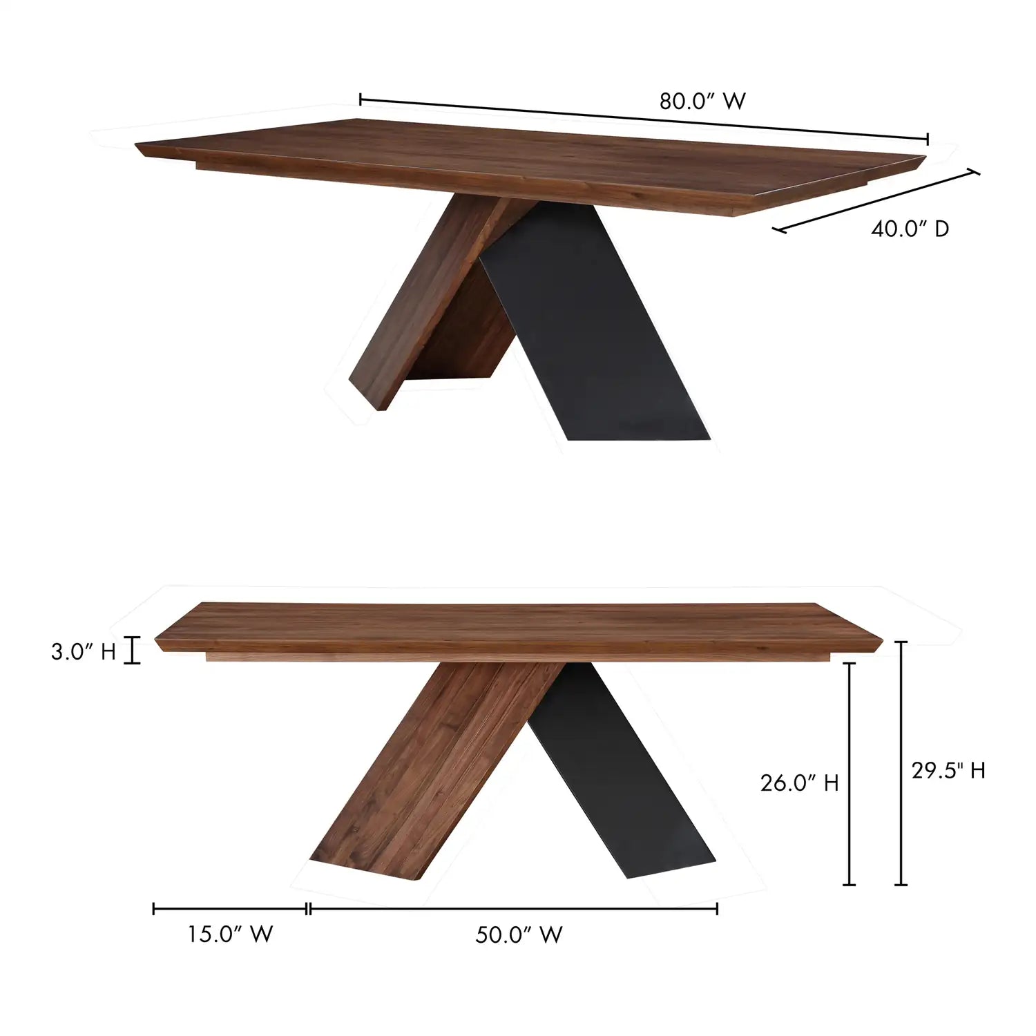 MOES AXIO DINING TABLES - Dining Tables