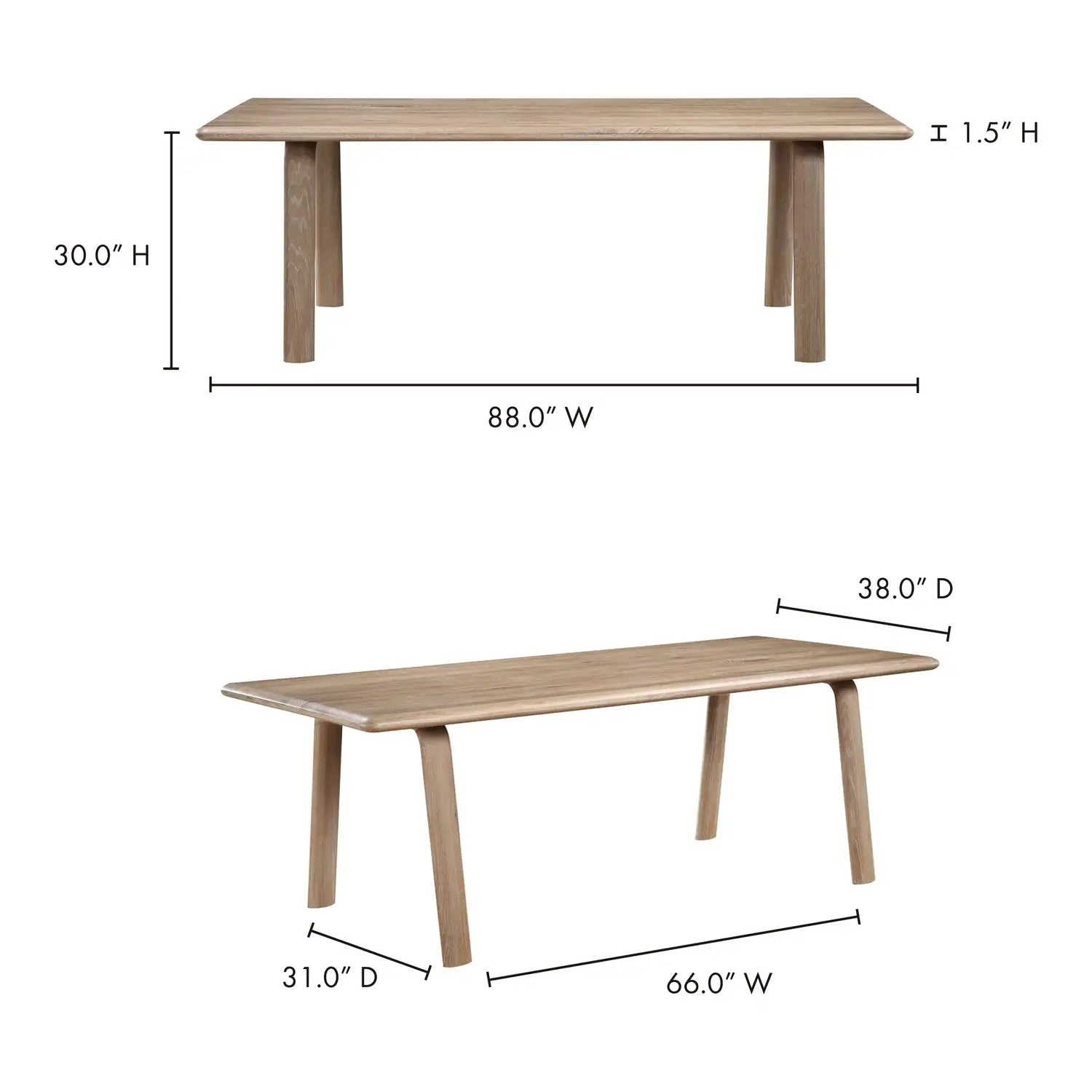 MOES MALIBU DINING TABLES - Dining Tables