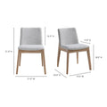 MOES, DECO DINING CHAIRS - SET OF TWO, DINING CHAIRS