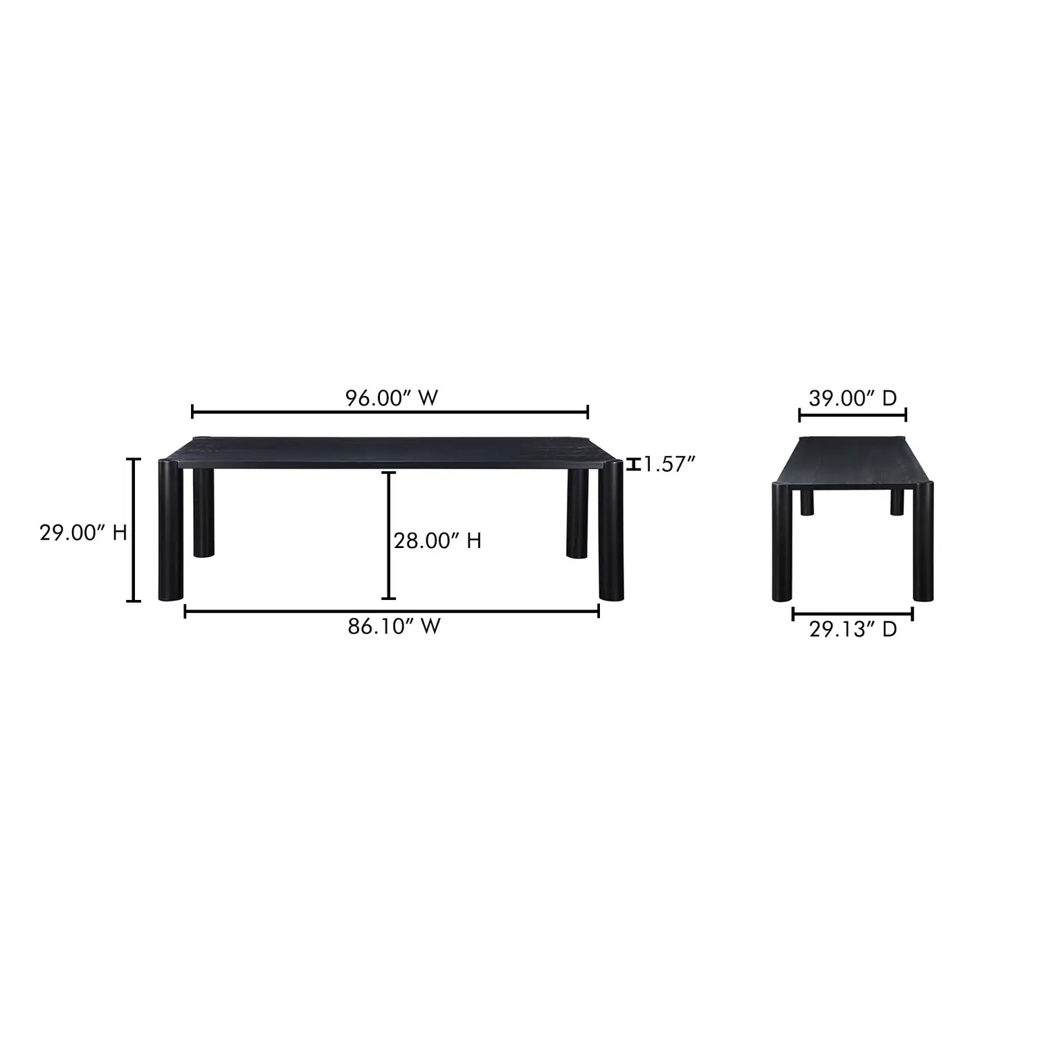 MOES POST DINING TABLES - Dining Tables