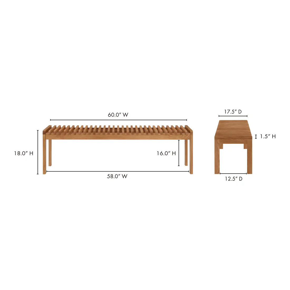 MOES ROHE BENCHES - Benches, Ottoman, Stools