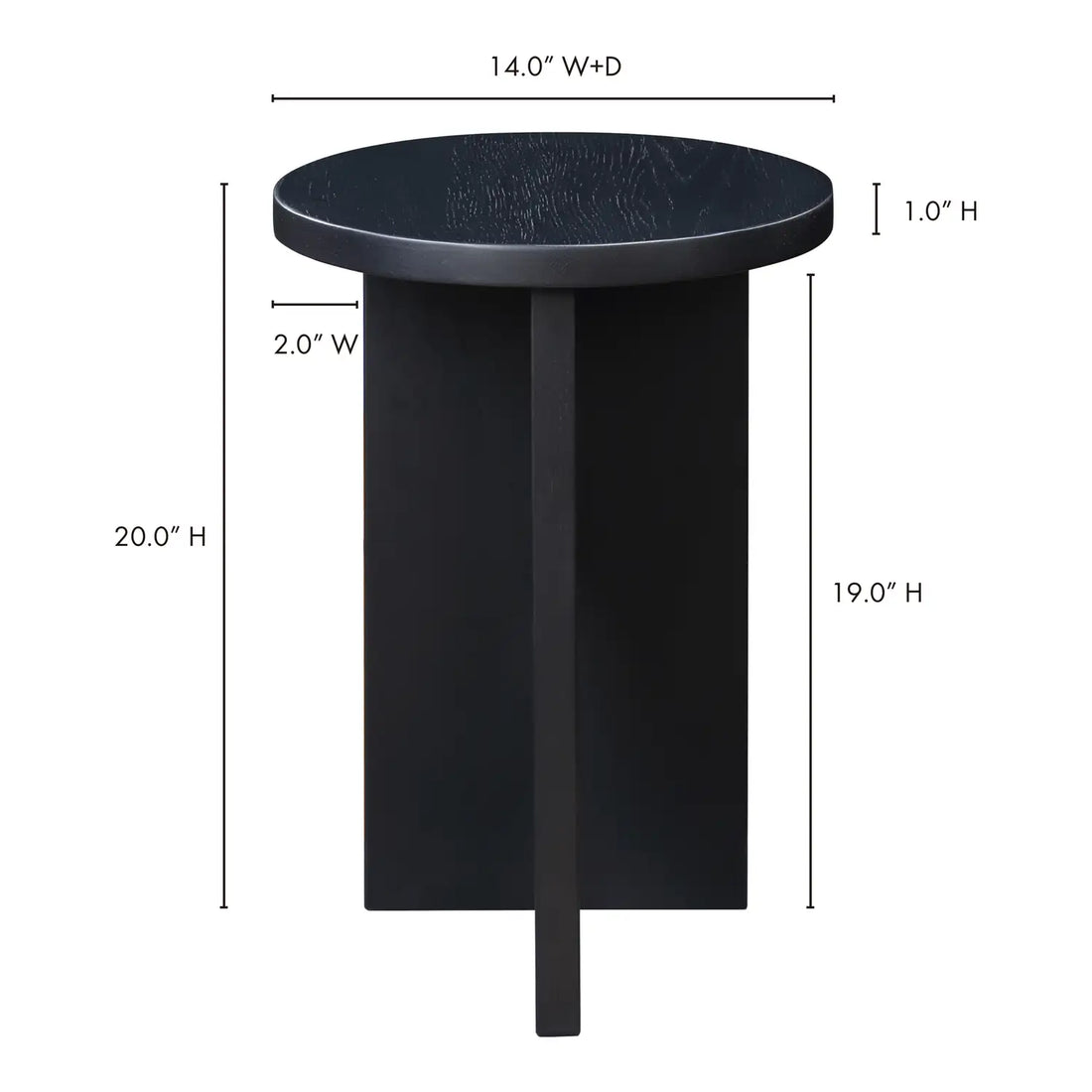 MOES GRACE ACCENT TABLES - Side