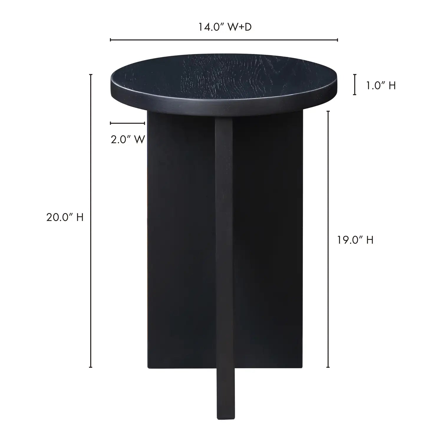 MOES GRACE ACCENT TABLES - Side
