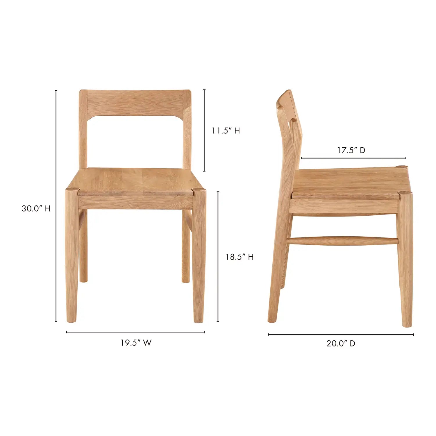 MOES, OWING DINING CHAIRS - SET OF TWO, DINING CHAIRS