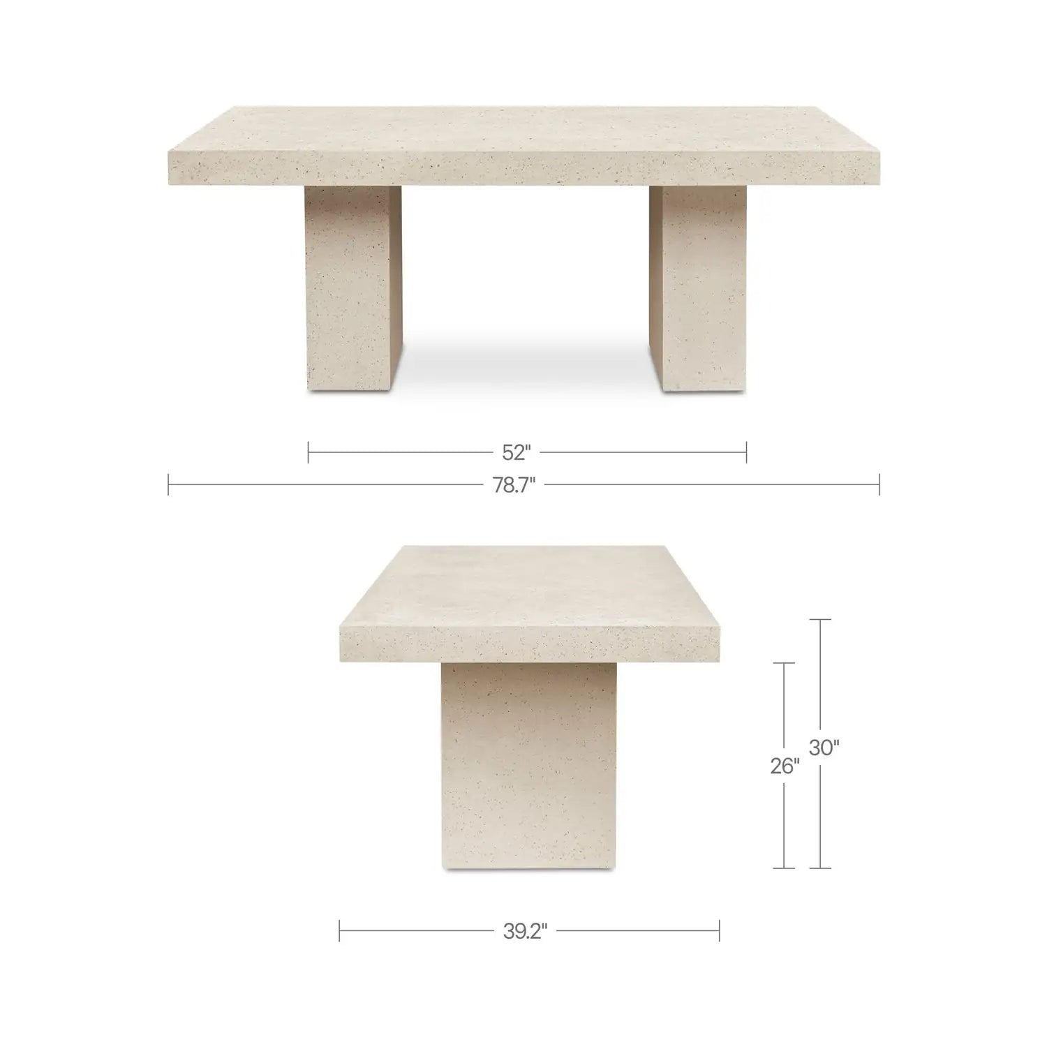 MOES ANTONIUS OUTDOOR DINING TABLES - Outdoor Tables