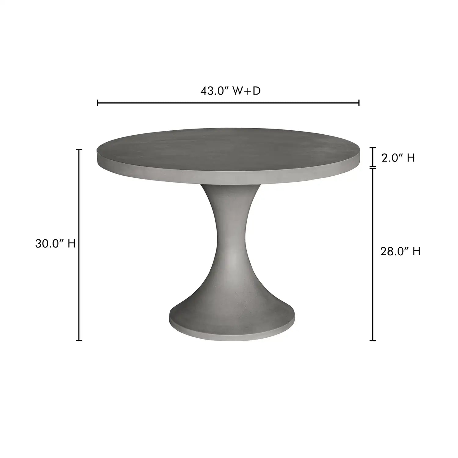 MOES ISADORA OUTDOOR DINING TABLES - Outdoor Tables