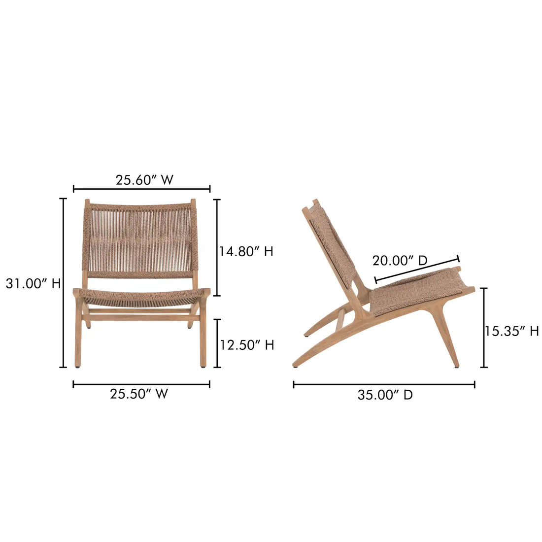 MOES PALMA OUTDOOR CHAIRS - Outdoor Seating