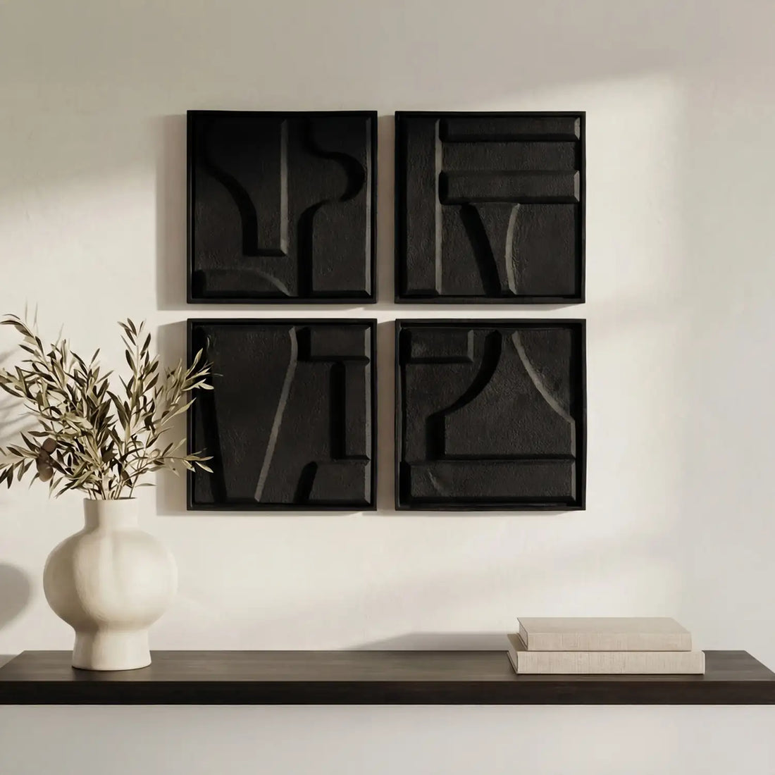 MOES ALVA WALL SCULPTURES - SET OF 4 - Decorative Accents