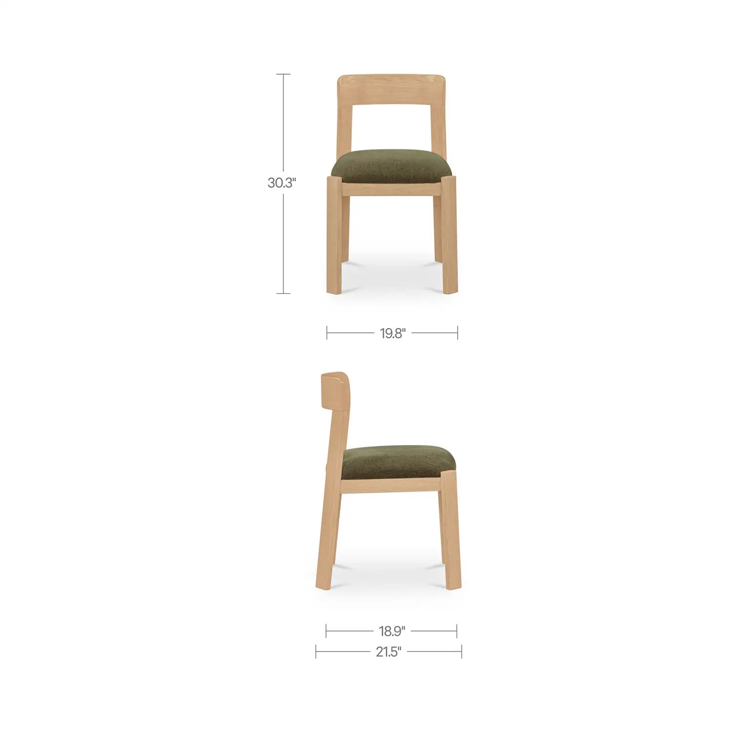 MOES, OLI DINING CHAIRS - SET OF TWO, DINING CHAIRS