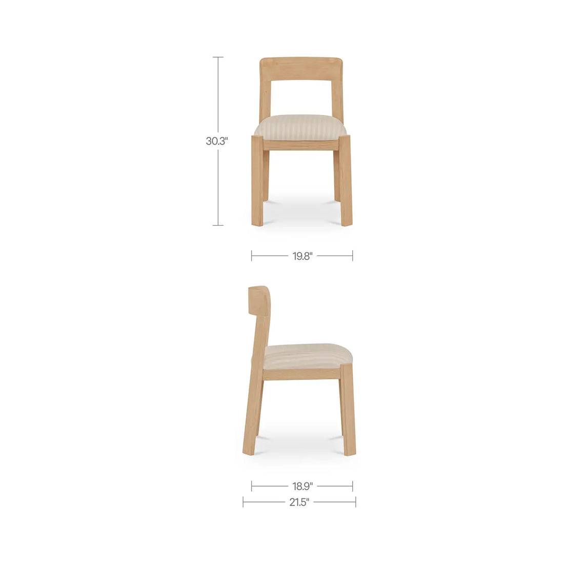 MOES OLI DINING CHAIRS - SET OF TWO - Dining Chairs