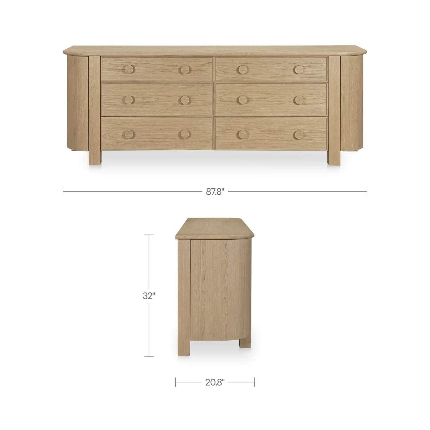 MOES, LOREN DRESSERS, DRESSERS