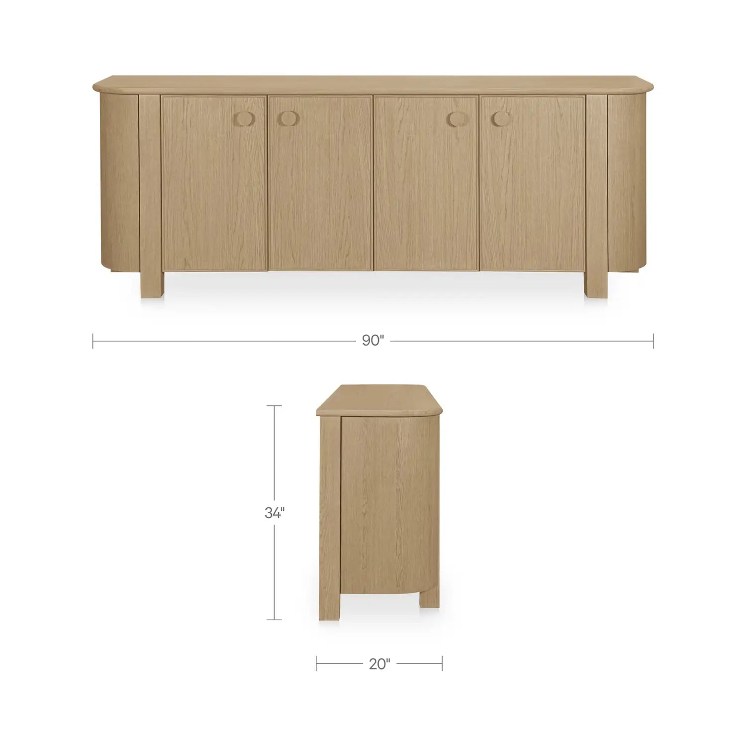 MOES LOREN SIDEBOARDS - Cabinets & Bar