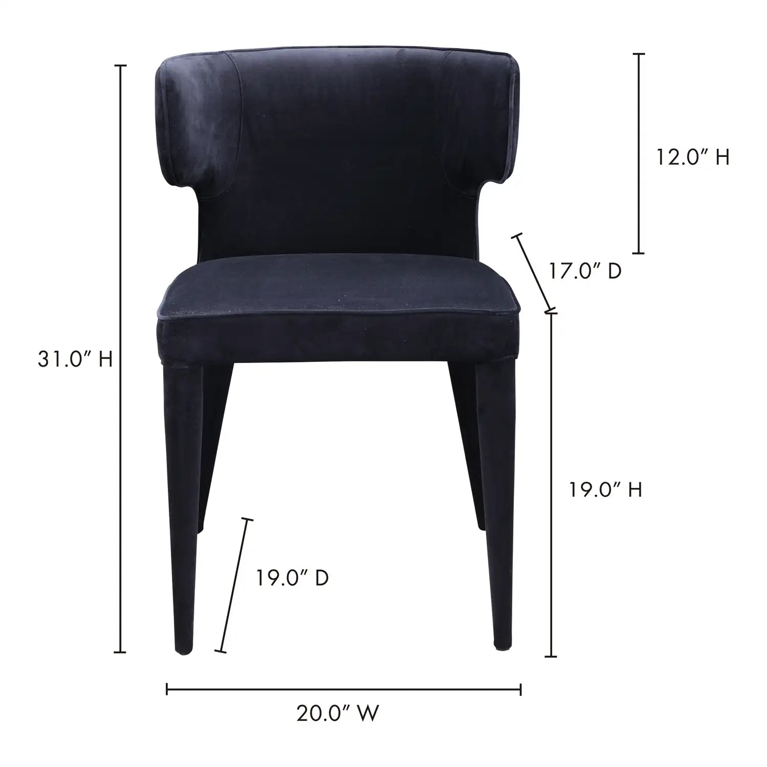 MOES, JENNAYA DINING CHAIRS, DINING CHAIRS