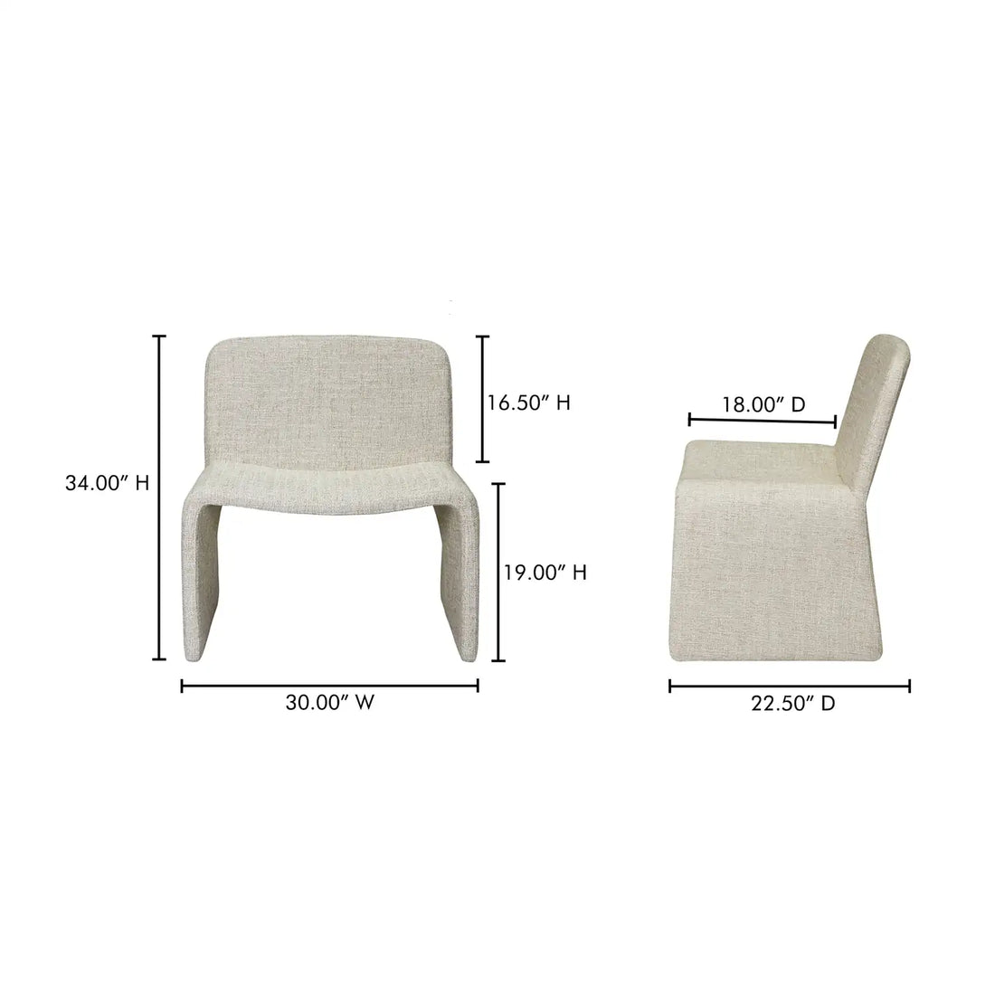 MOES, ELLA ACCENT CHAIRS, LOUNGE