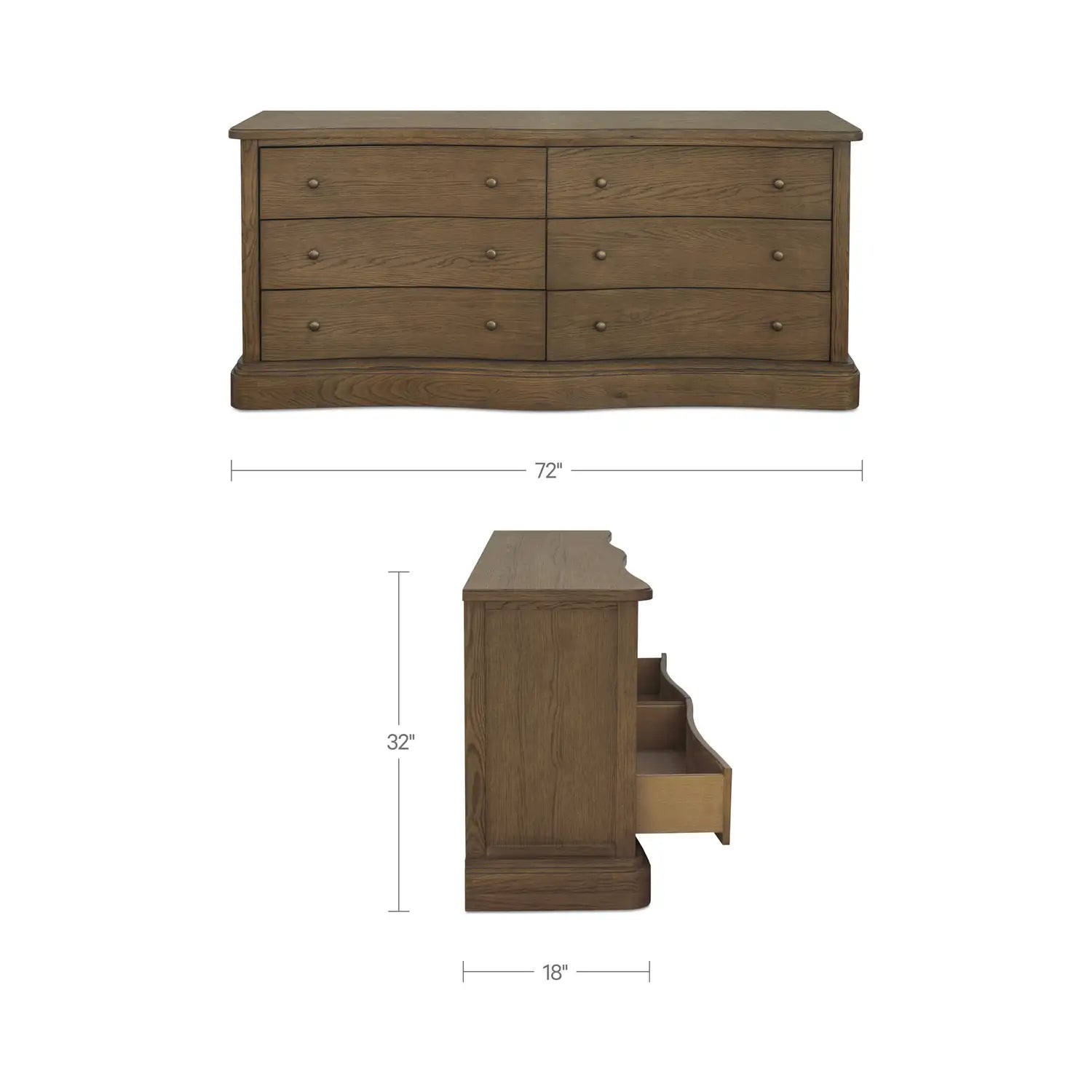 MOES, CLARENCE DRESSERS, DRESSERS