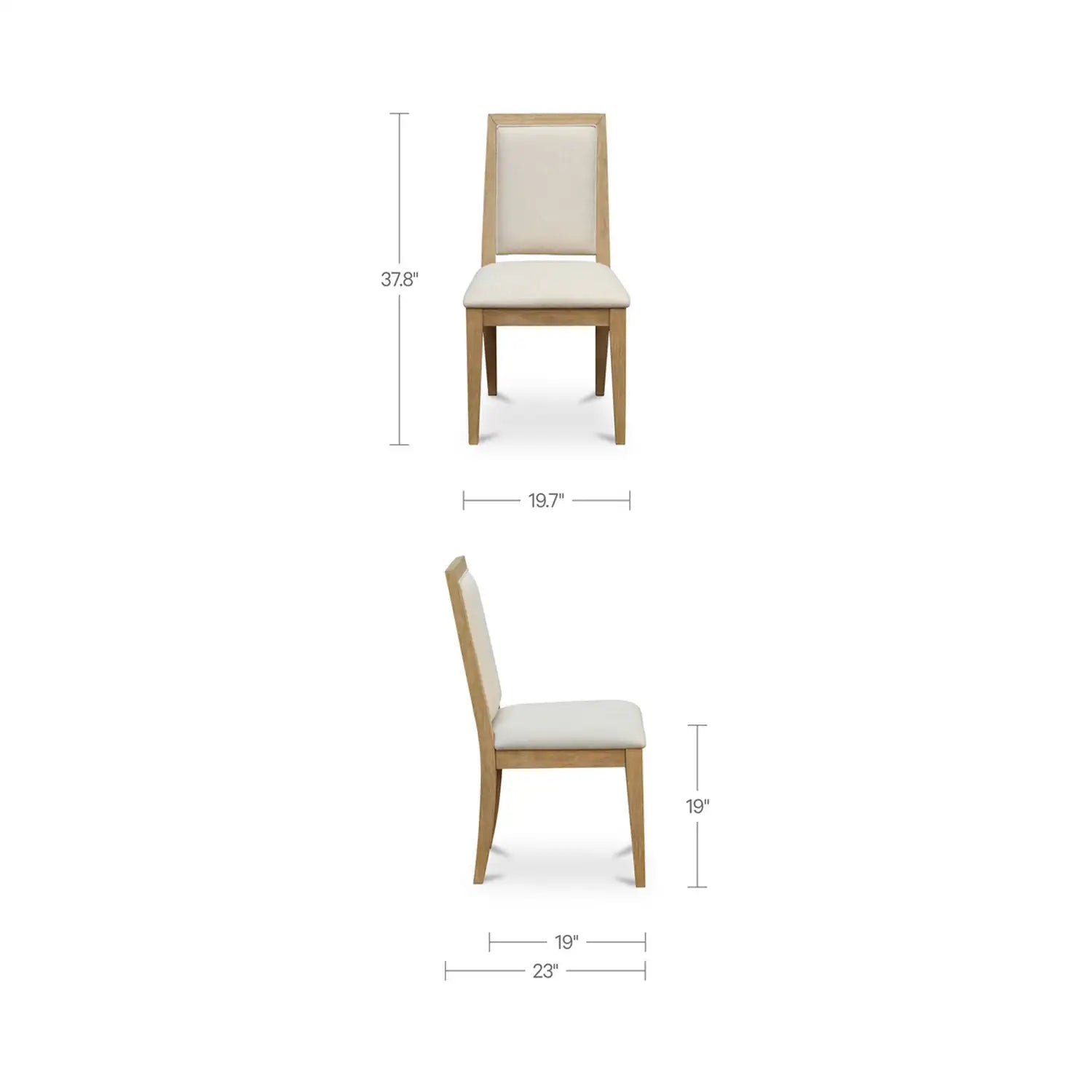 MOES, ADRIAN DINING CHAIRS - SET OF TWO, DINING CHAIRS