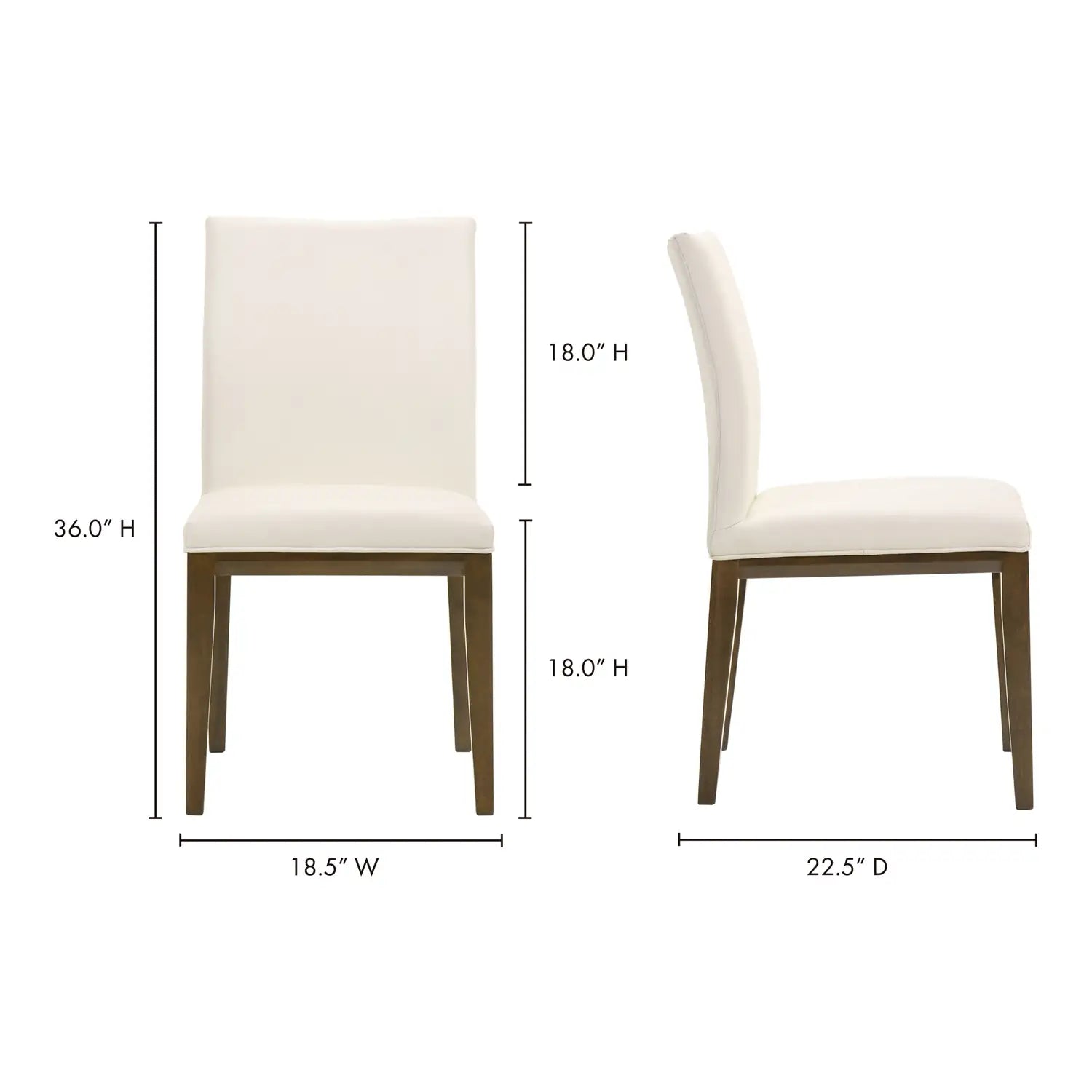 MOES, FRANKIE DINING CHAIRS - SET OF TWO, DINING CHAIRS