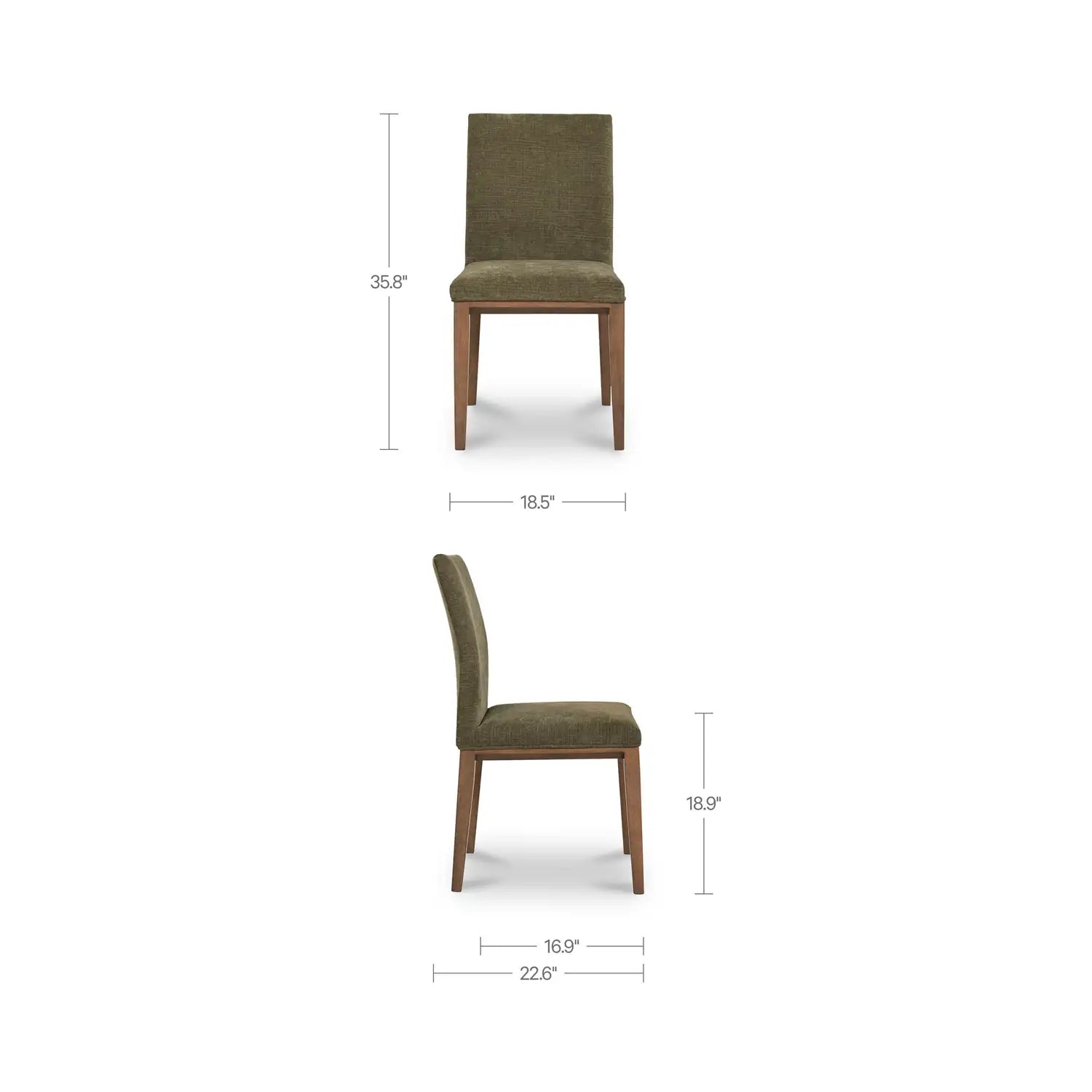 MOES, FRANKIE DINING CHAIRS - SET OF TWO, DINING CHAIRS
