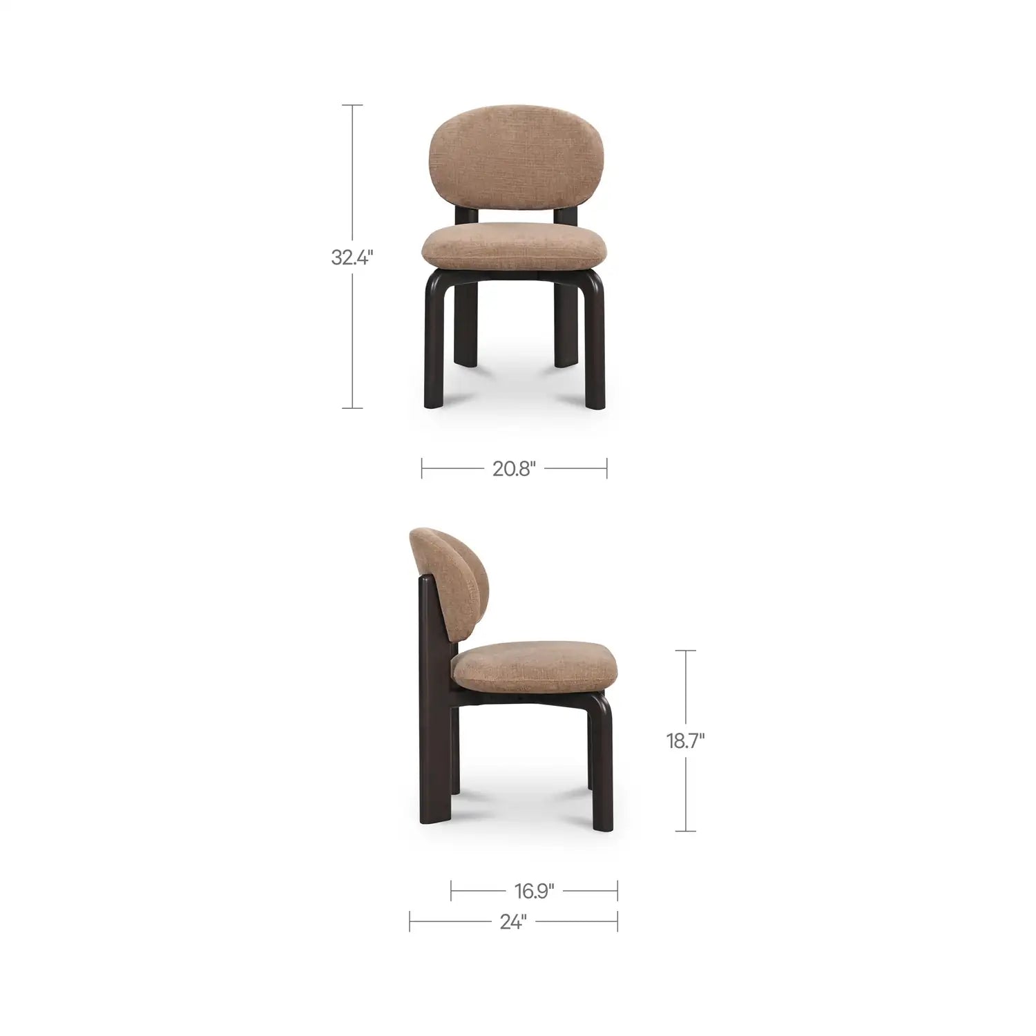 MOES, SAMI DINING CHAIRS - SET OF TWO, DINING CHAIRS