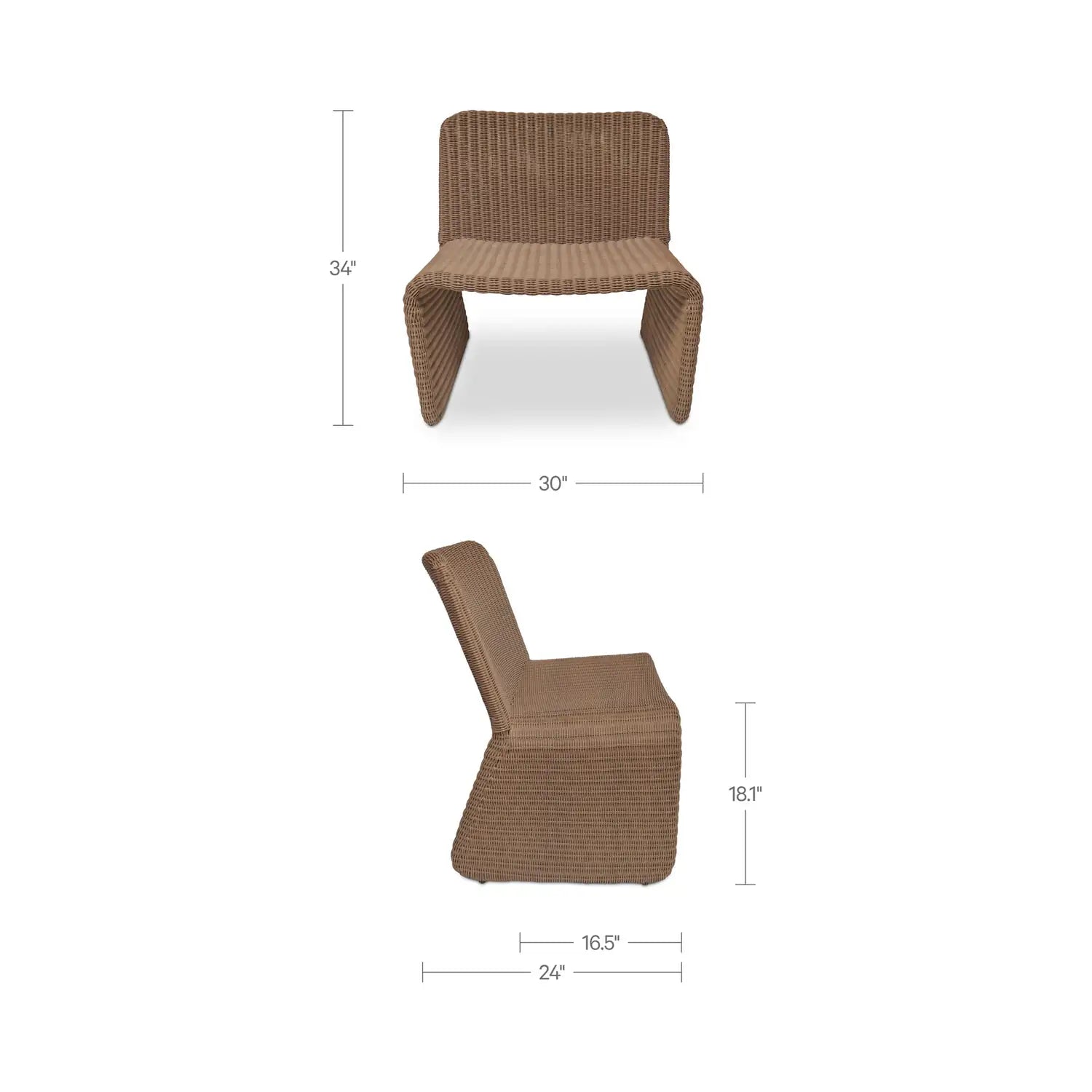 MOES ELLA OUTDOOR CHAIRS - Outdoor Seating