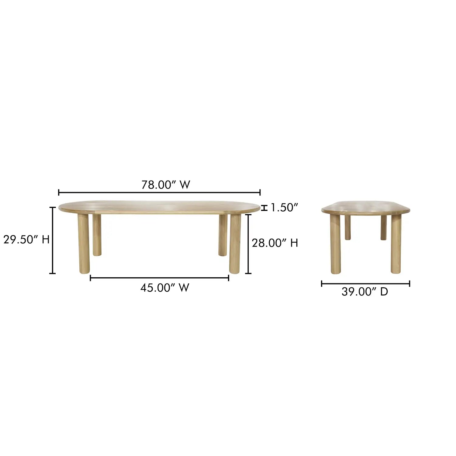 MOES MILO DINING TABLES - Dining Tables