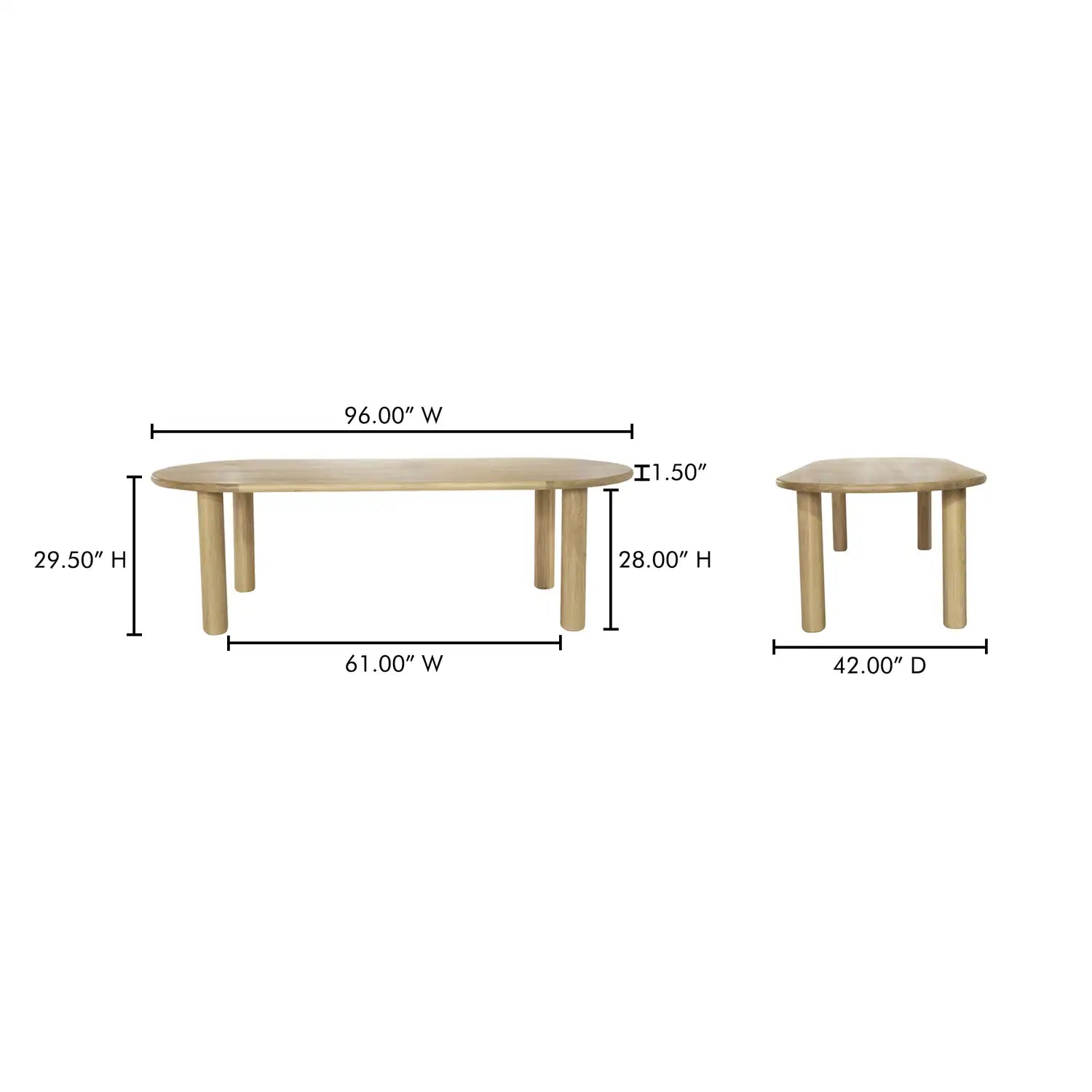 MOES MILO DINING TABLES - Dining Tables