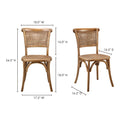 MOES, CHURCHILL DINING CHAIRS - SET OF TWO, DINING CHAIRS