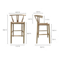 MOES VENTANA COUNTER STOOLS - Bar Stools