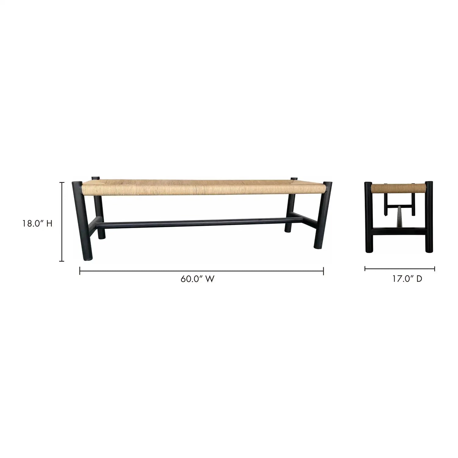 MOES HAWTHORN BENCHES - Benches, Ottoman, Stools