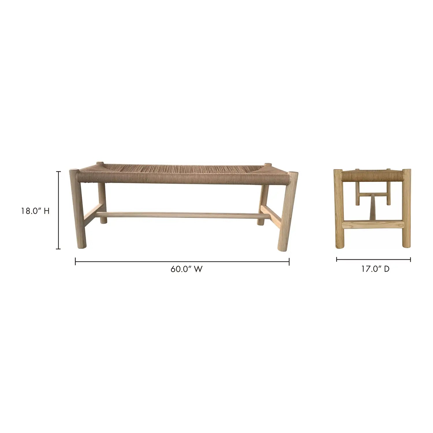 MOES HAWTHORN BENCHES - Benches, Ottoman, Stools