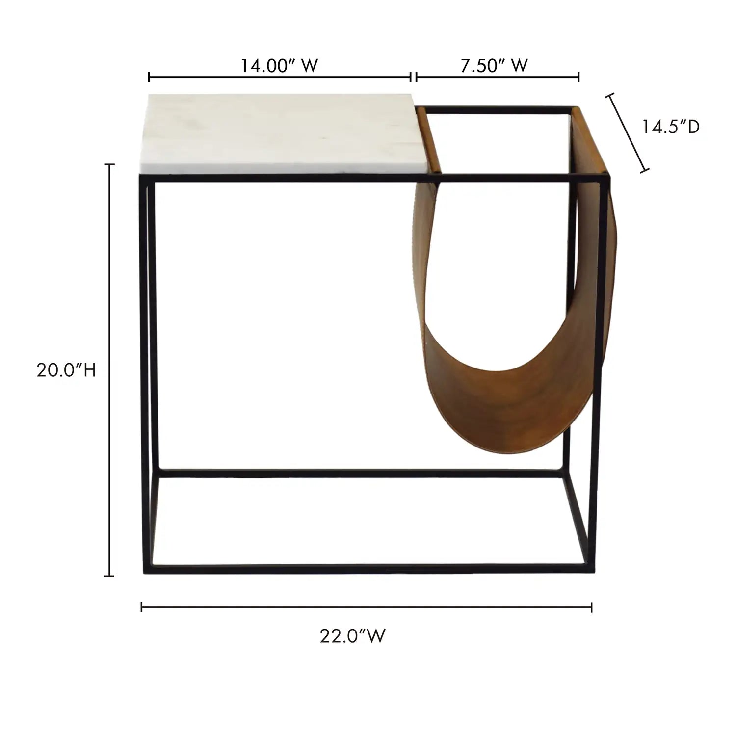 MOES CAVE ACCENT TABLES - Side