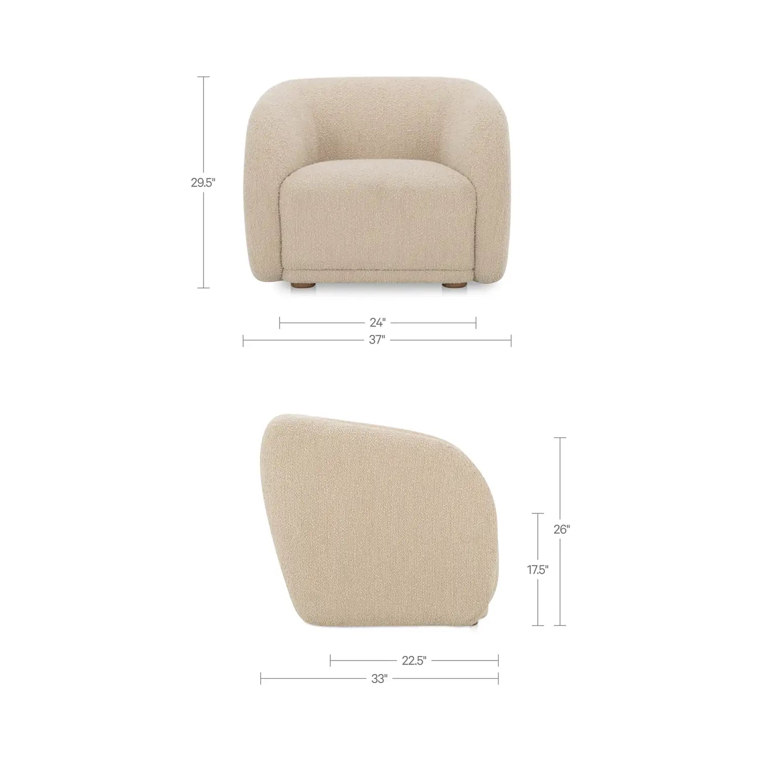MOES, FAYE ACCENT CHAIRS, LOUNGE