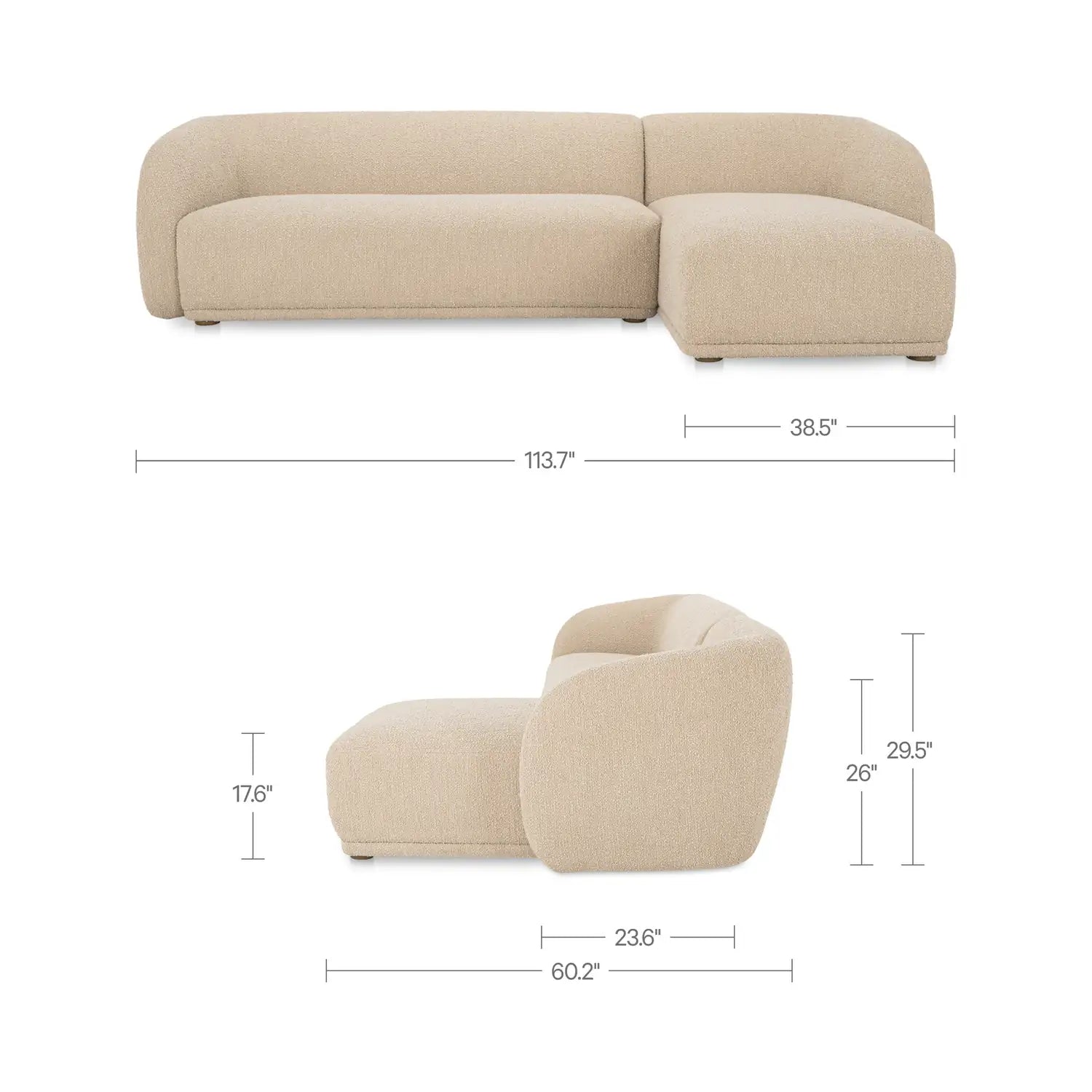MOES, FAYE SECTIONALS, SOFA
