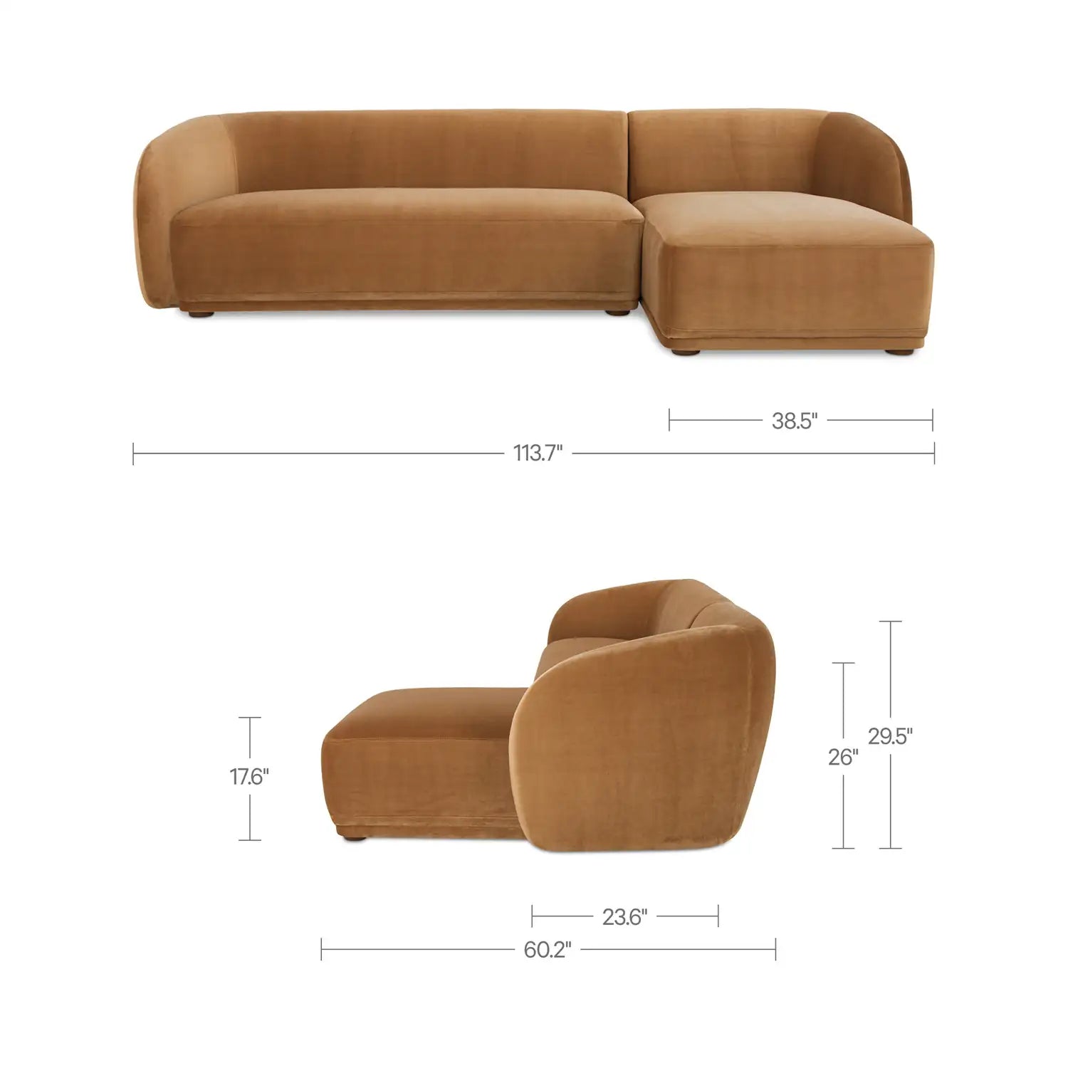MOES, FAYE SECTIONALS, SOFA