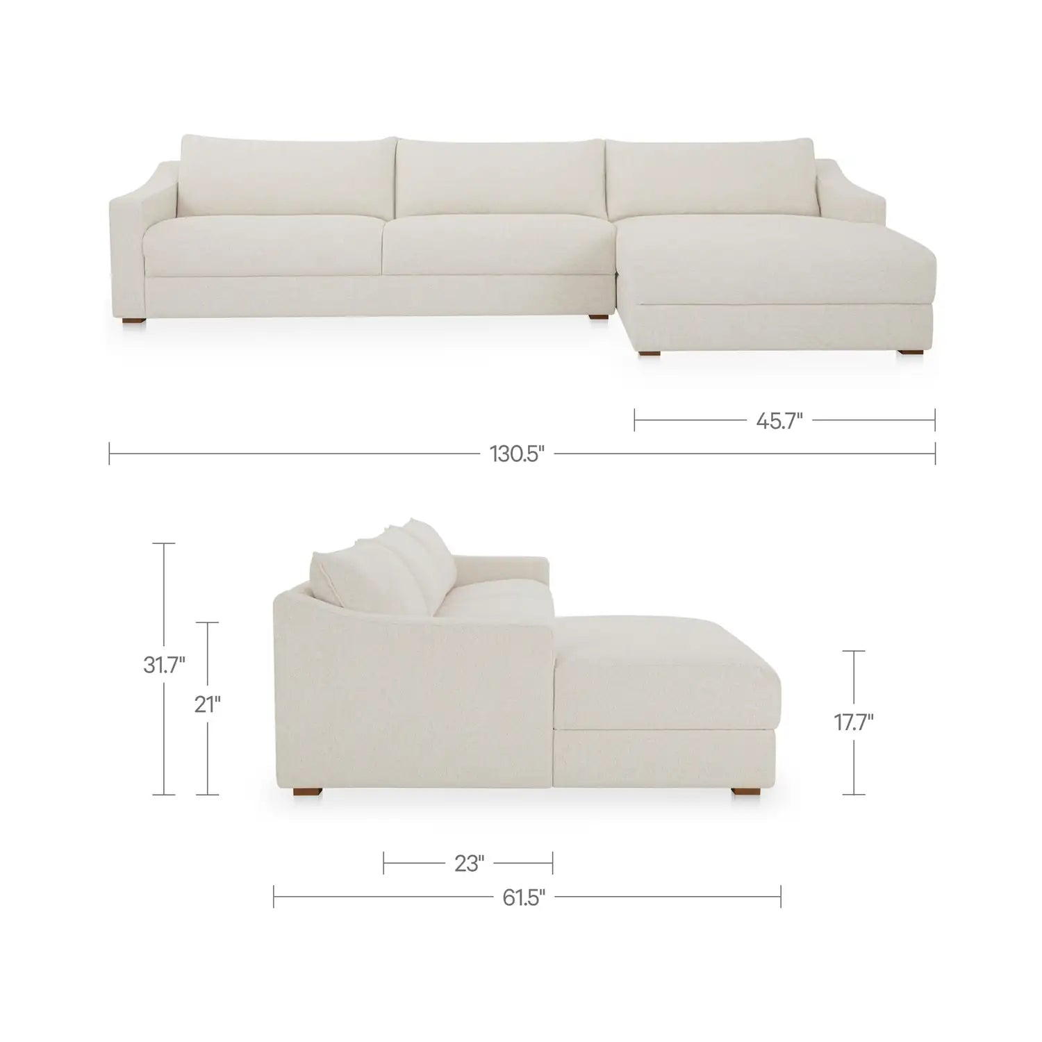 MOES, FARROW MODULAR SECTIONALS, SOFA