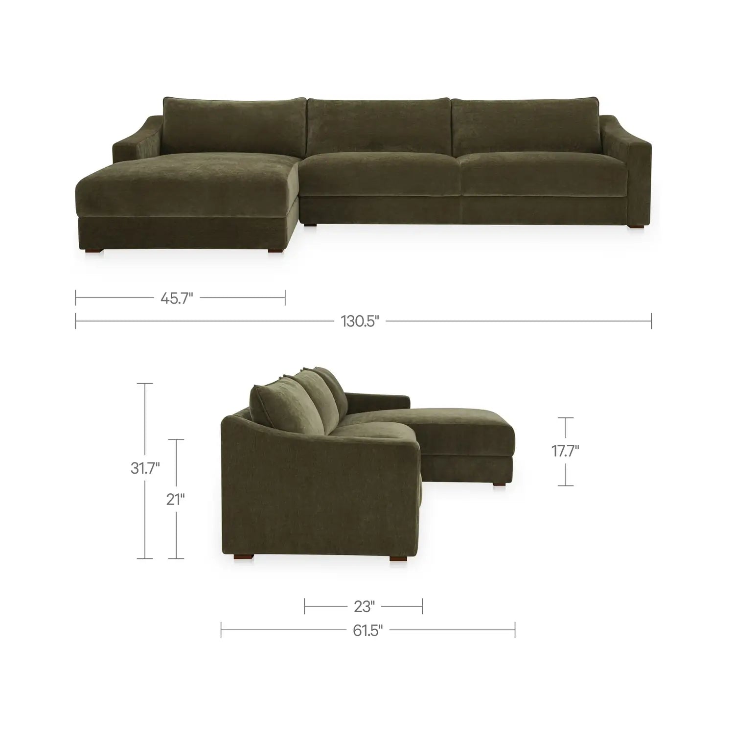 MOES, FARROW MODULAR SECTIONALS, SOFA