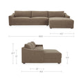 MOES, FARROW MODULAR SECTIONALS, SOFA