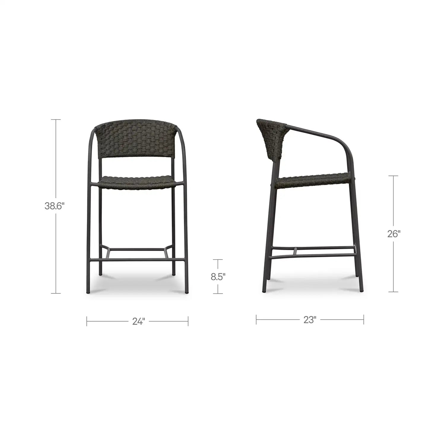 MOES, ZOLA COUNTER STOOLS, BAR STOOLS